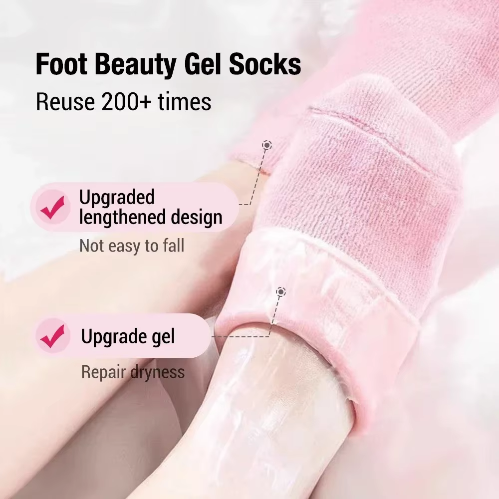 Chaussettes hydratantes en Silicone