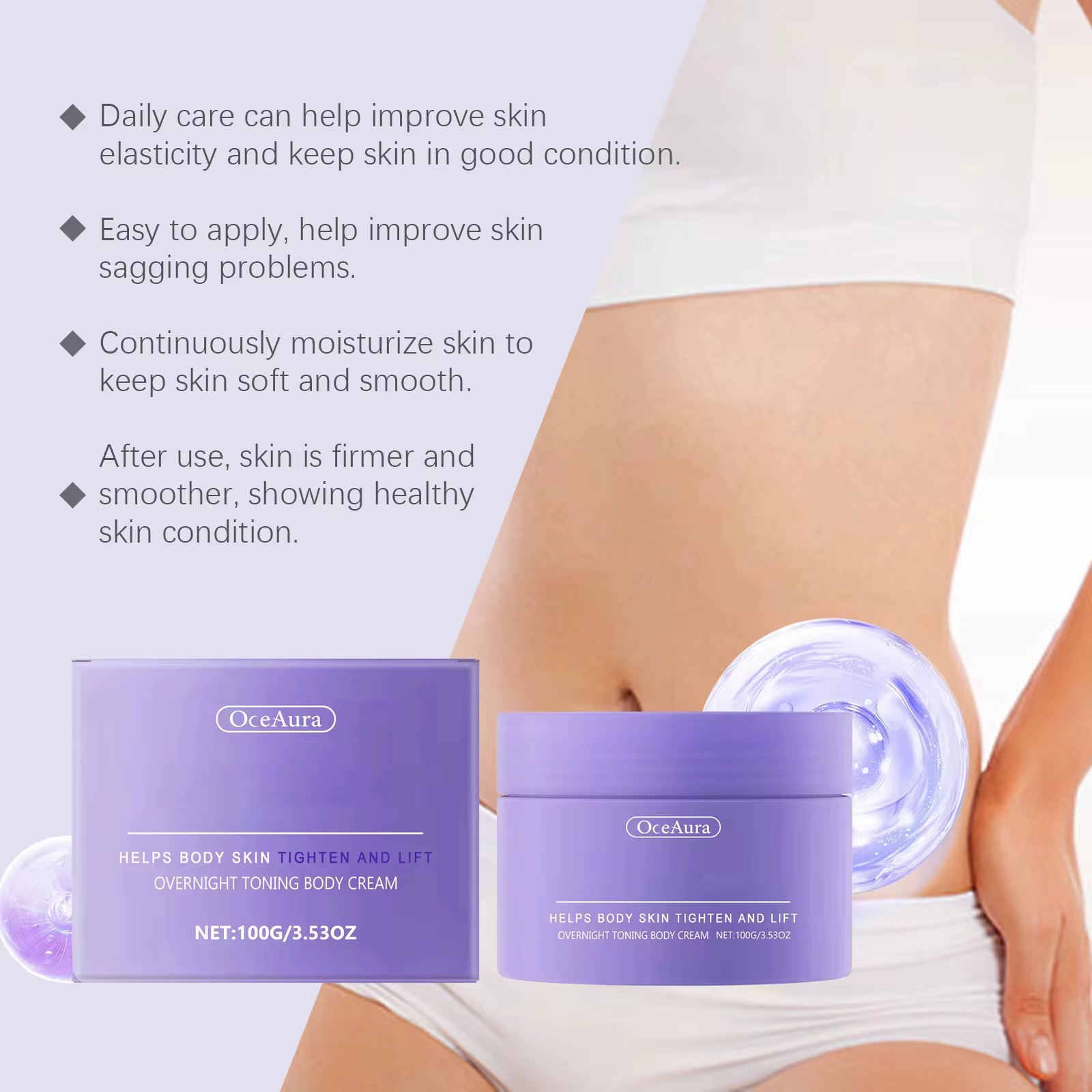Crème modelante pour le corps