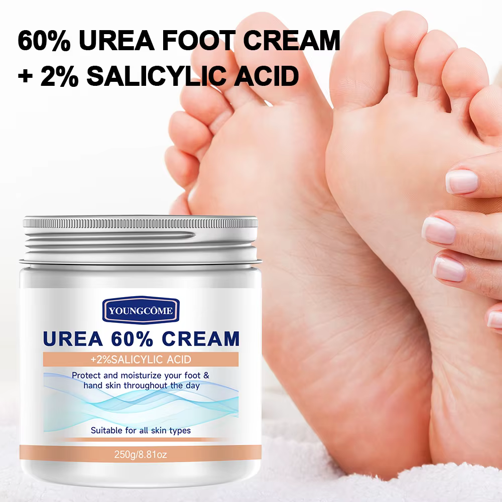 YOUNGCOME 60% crème d'urée + 80% acide salicylique