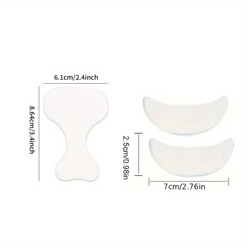 Patchs faciaux en Silicone réutilisables pour le traitement Anti-rides