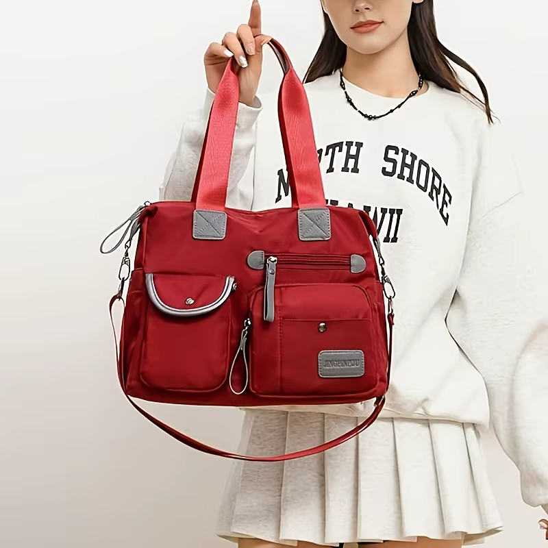 Sac à main tendance de grande capacité, sac messager décontracté, idéal pour les voyages de week-end des femmes, sac de sport, sac de bureau professionnel