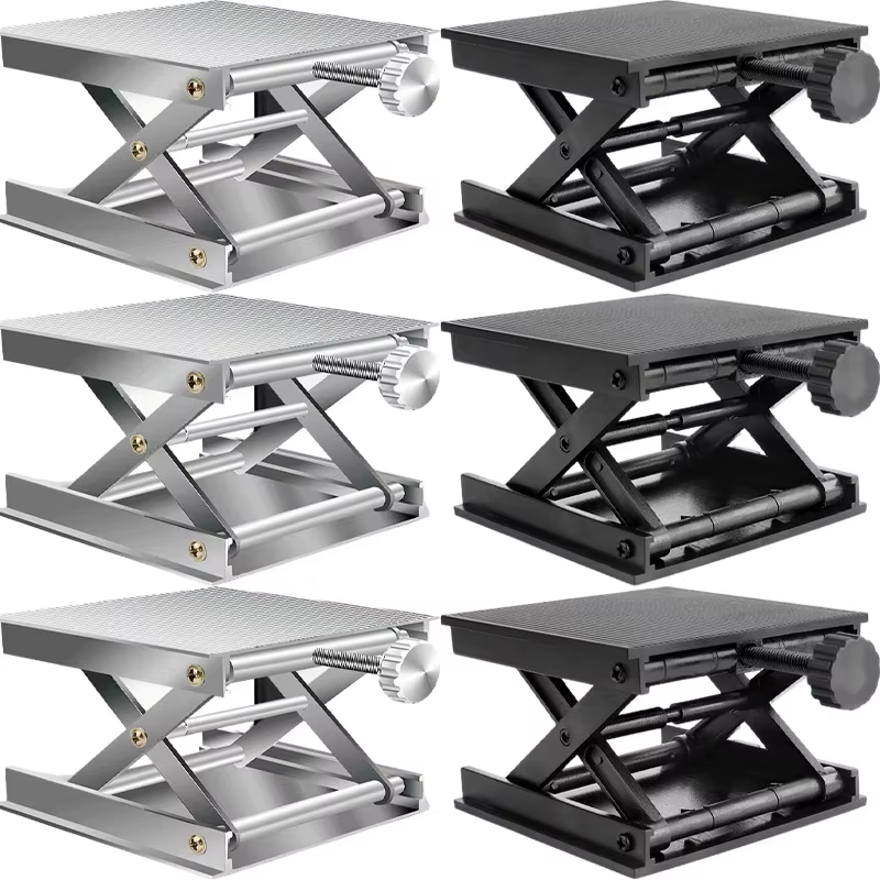 Support de levage pour machines à graver sur bois, tables élévatrices en plastique, plate-forme de Construction, expérience, Support horizontal