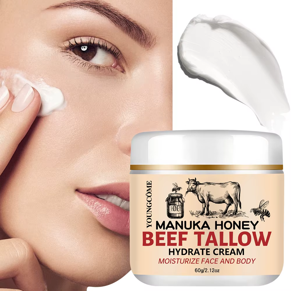 Manuka miel boeuf Tallow crème pour le visage hydratant