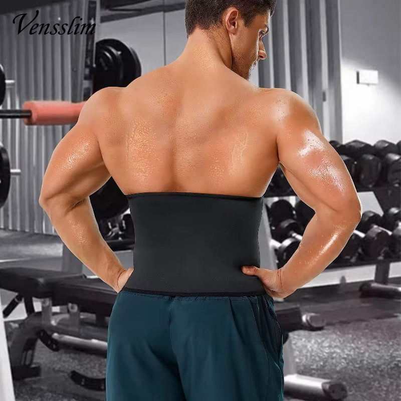 Hommes minceur corps Shaper Sauna sueur ceinture taille formateur Corsets ventre bande Sport