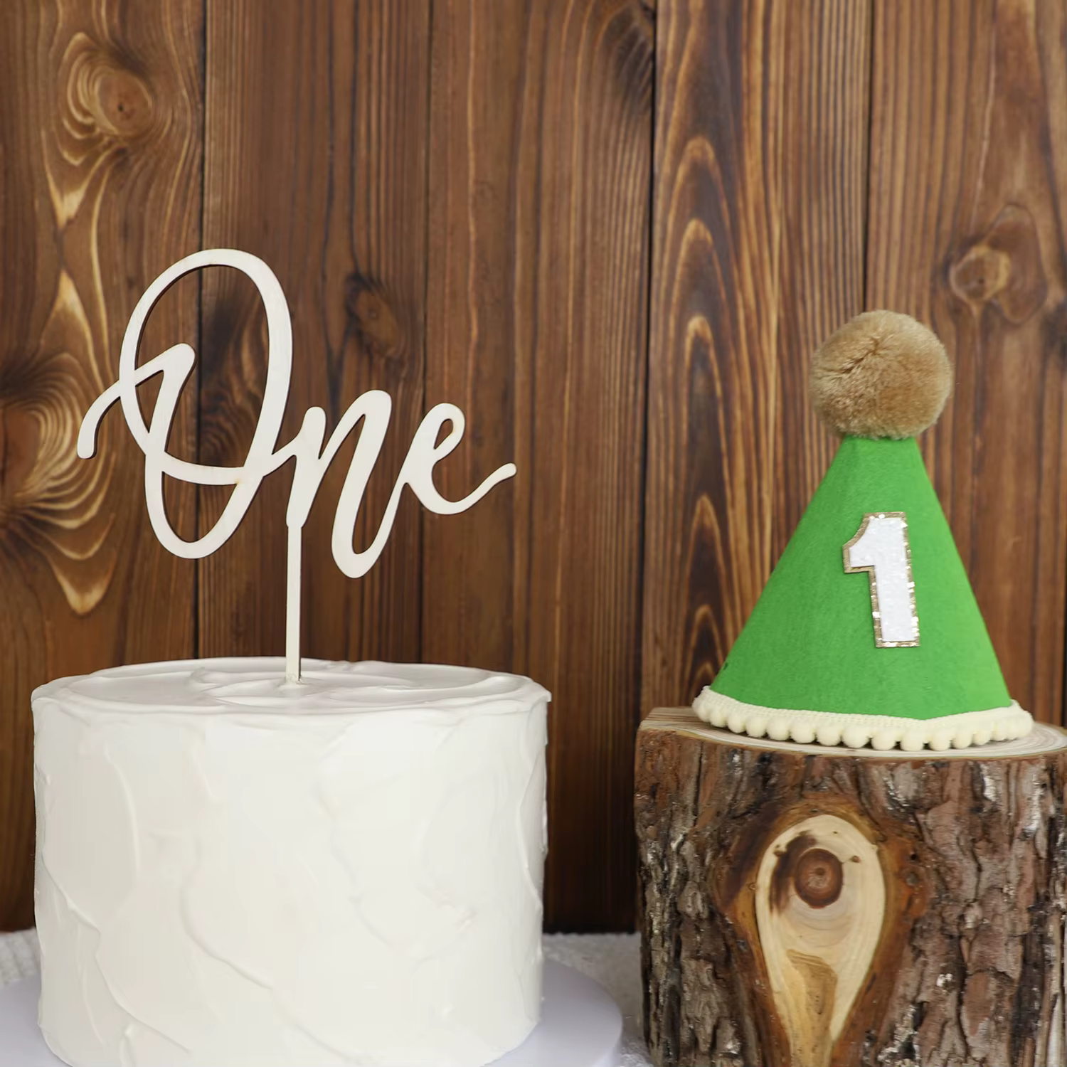 Chapeau de 1er anniversaire fait à la main, décoration de fête, chapeau conique, chapeau pour animal de compagnie, accessoire d'atmosphère de photographie de premier anniversaire pour filles et garçon