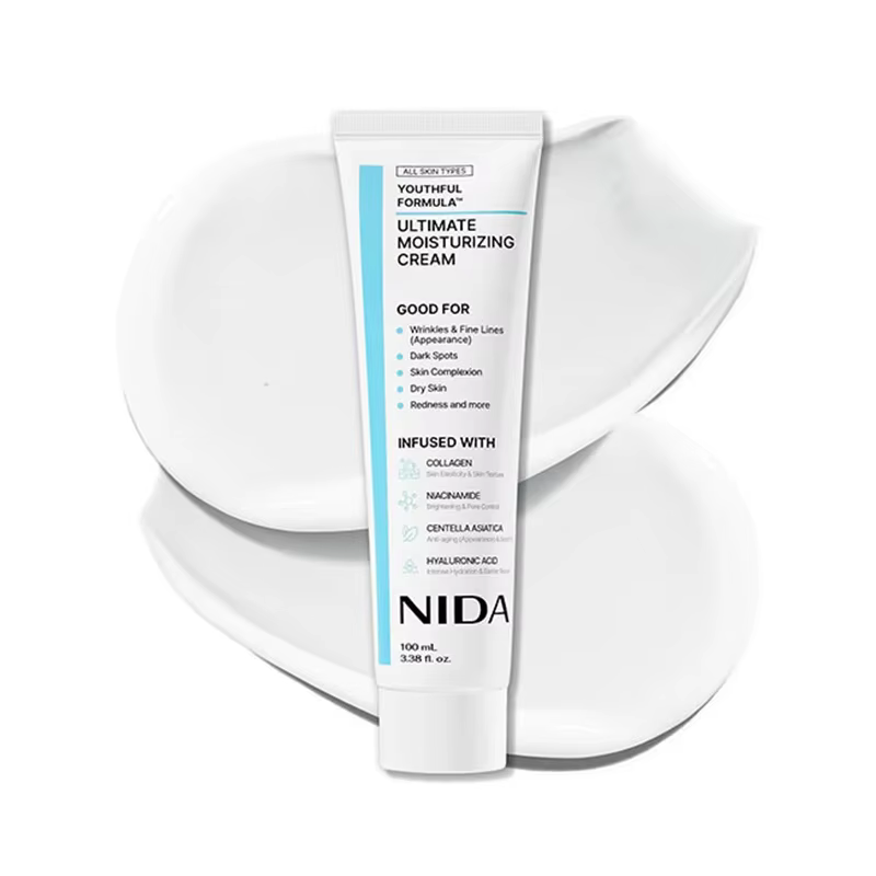 100mL crème hydratante ultime formule jeune collagène Niacinamide Centella Asiatica acide hyaluronique rides taches