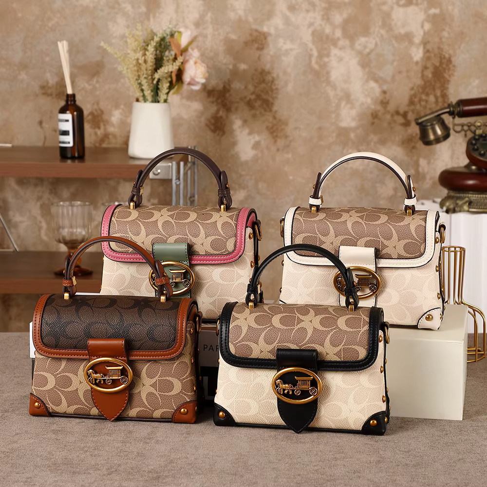 Sac à main pour femme 2026, nouvelle collection tendance, design contrastant, sac bandoulière haut de gamme
