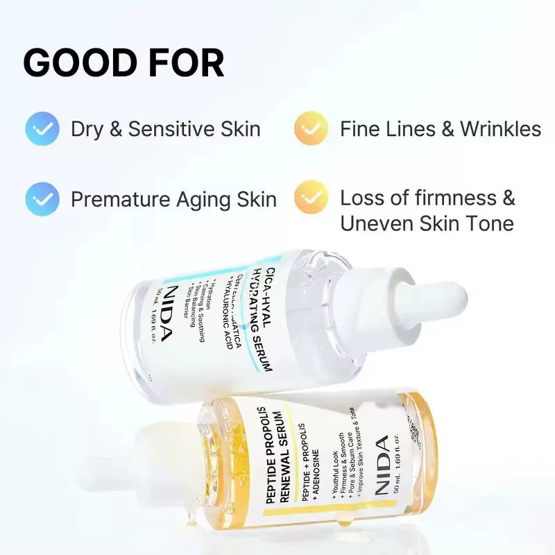 Sérum facial régénérant au peptide de propolis NIDA