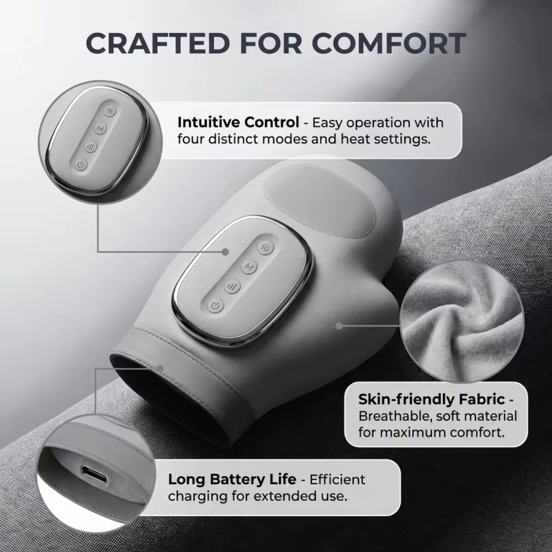 Masseur de mains avec compression par airbag
