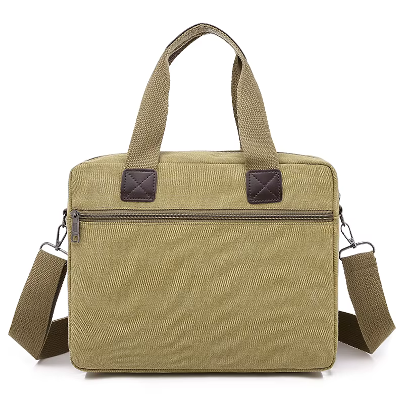 Sac à main en toile pour hommes, sac à bandoulière de grande capacité, sac à bandoulière multicouche pour voyage étudiant, sac à poignée supérieure, fourre-tout de loisirs