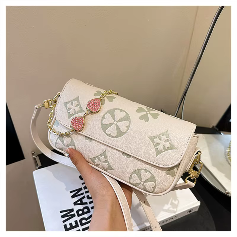 Sac à main imprimé haut de gamme 2024, nouveau sac pour femme, sac bandoulière polyvalent, sac à main tendance et à la mode