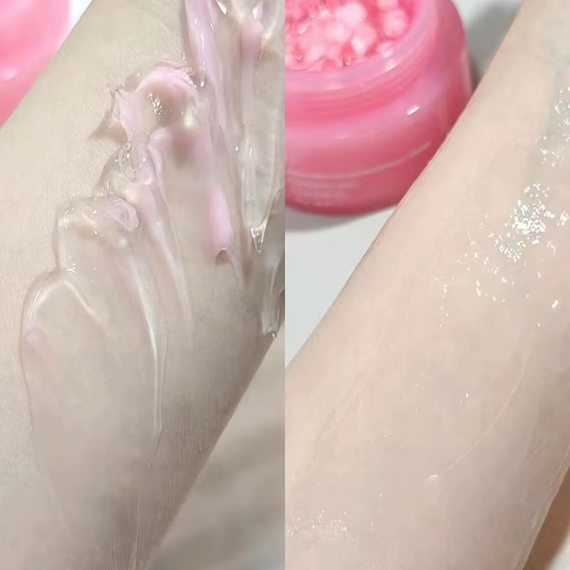 Crème en capsules de collagène rose infusée de nicotinamide