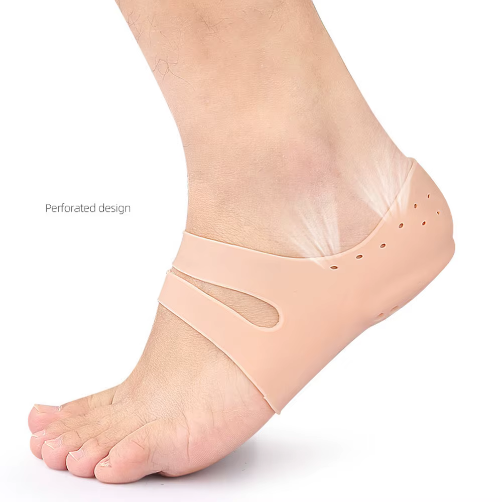 1 paire de gobelets de protection du talon avec Support de voûte plantaire pour la fasciite
