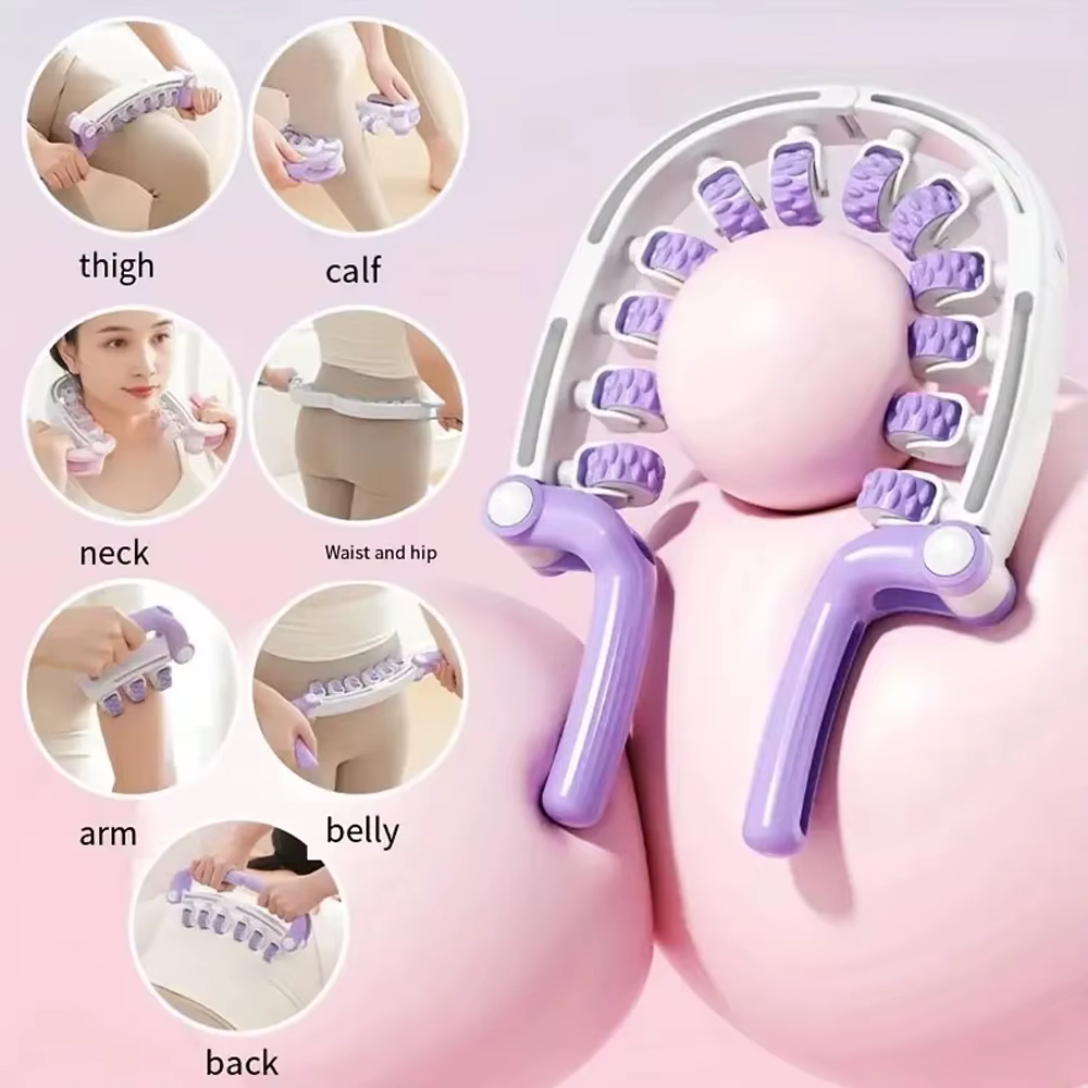 1PC Rouleau anti-cellulite et masseur de drainage lymphatique | Fascia Blaster pour une peau plus nette