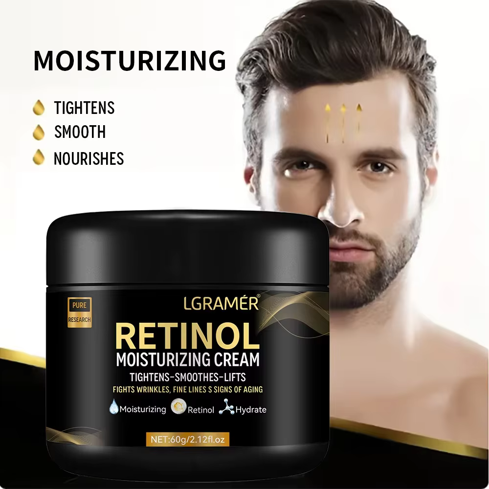 Crème hydratante pour le visage au rétinol pour hommes