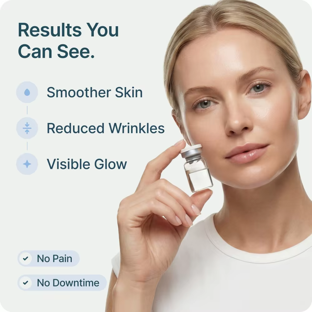 Kit complet de soins du visage 2 outils & 6 flacons d'essences Hydrater Nourrir Raffermir la peau Réduire les ridules Collection anti-âge