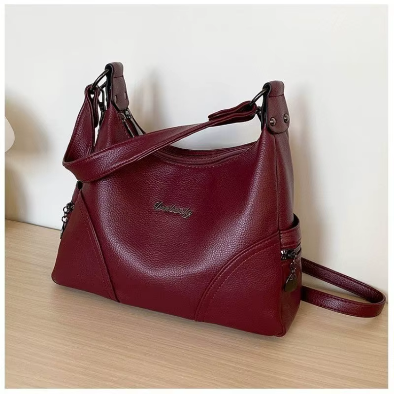 Sac à langer tendance, sac à main bandoulière vintage décontracté et élégant pour femmes, sac messager grande capacité