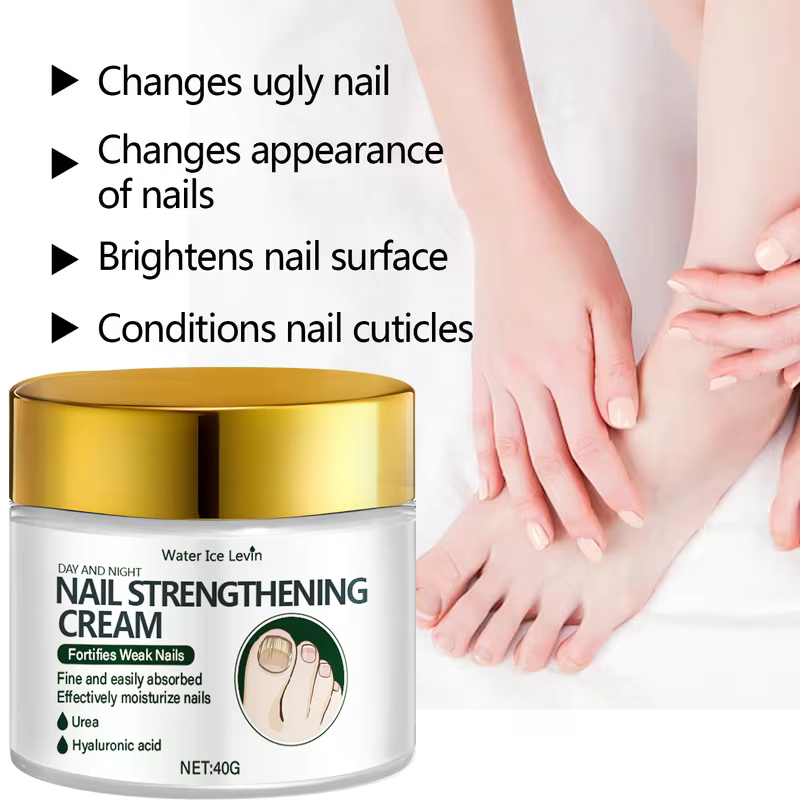 Crème fortifiant les ongles jour et nuit à l'acide hyaluronique et à l'urée – Hydrate efficacement