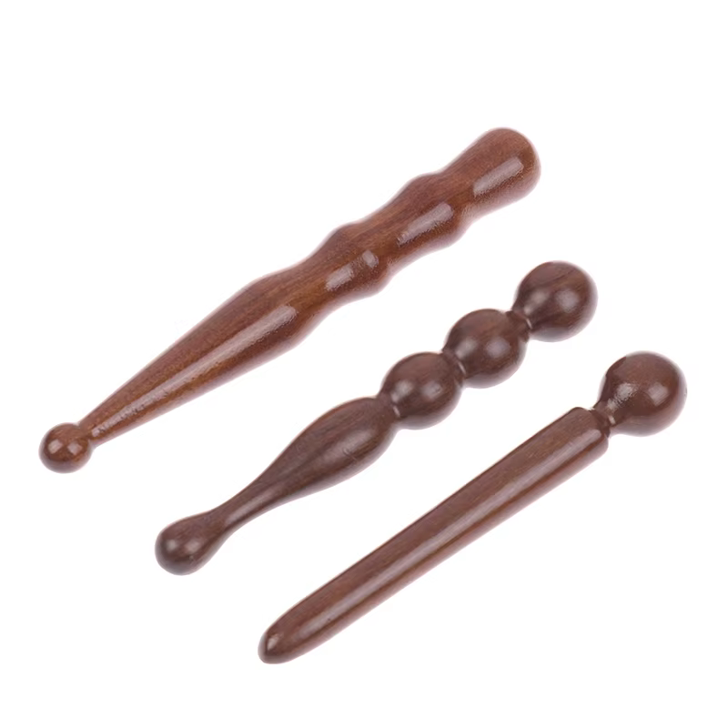 (HG) 1PC bois Spa bâton musculaire Cellulite tissus profonds Fascia Point de déclenchement libération auto pied corps
