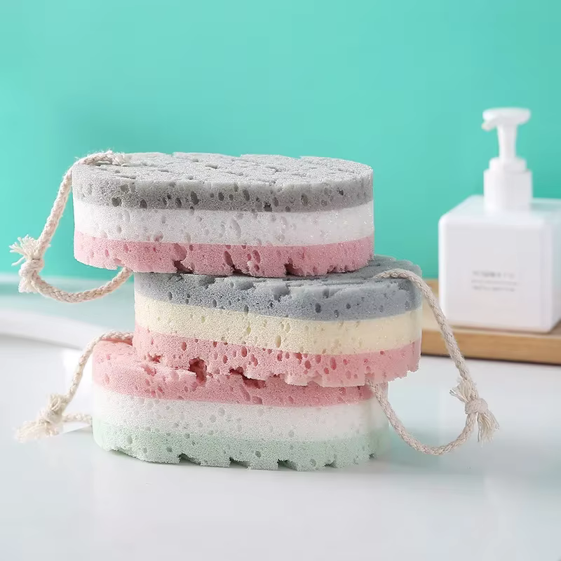 Gant de toilette doux pour le corps