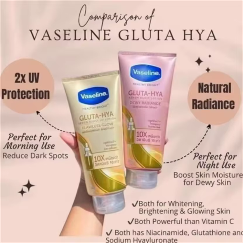 Lotion pour le corps à Vaseline la nuit