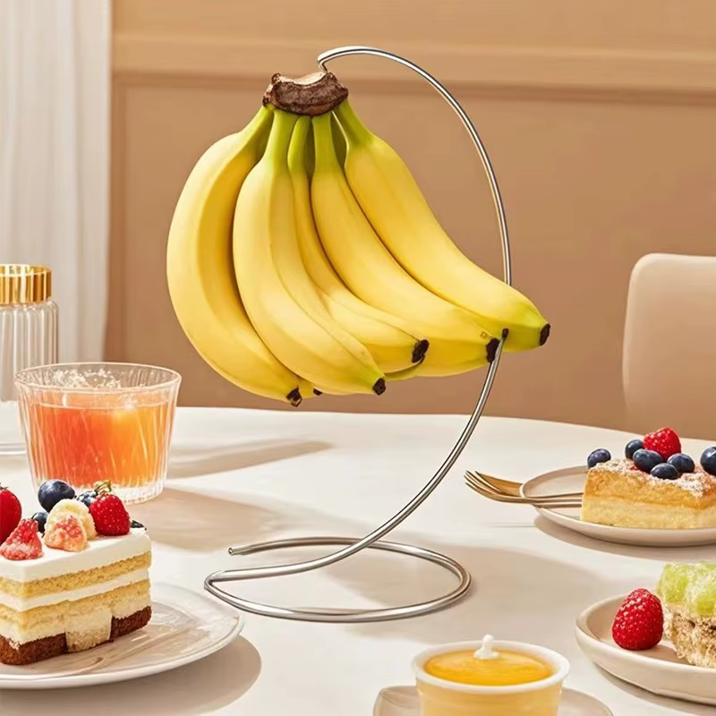 Support à bananes moderne pour garder les bananes fraîches, support de comptoir de cuisine, gadget de cuisine mignon