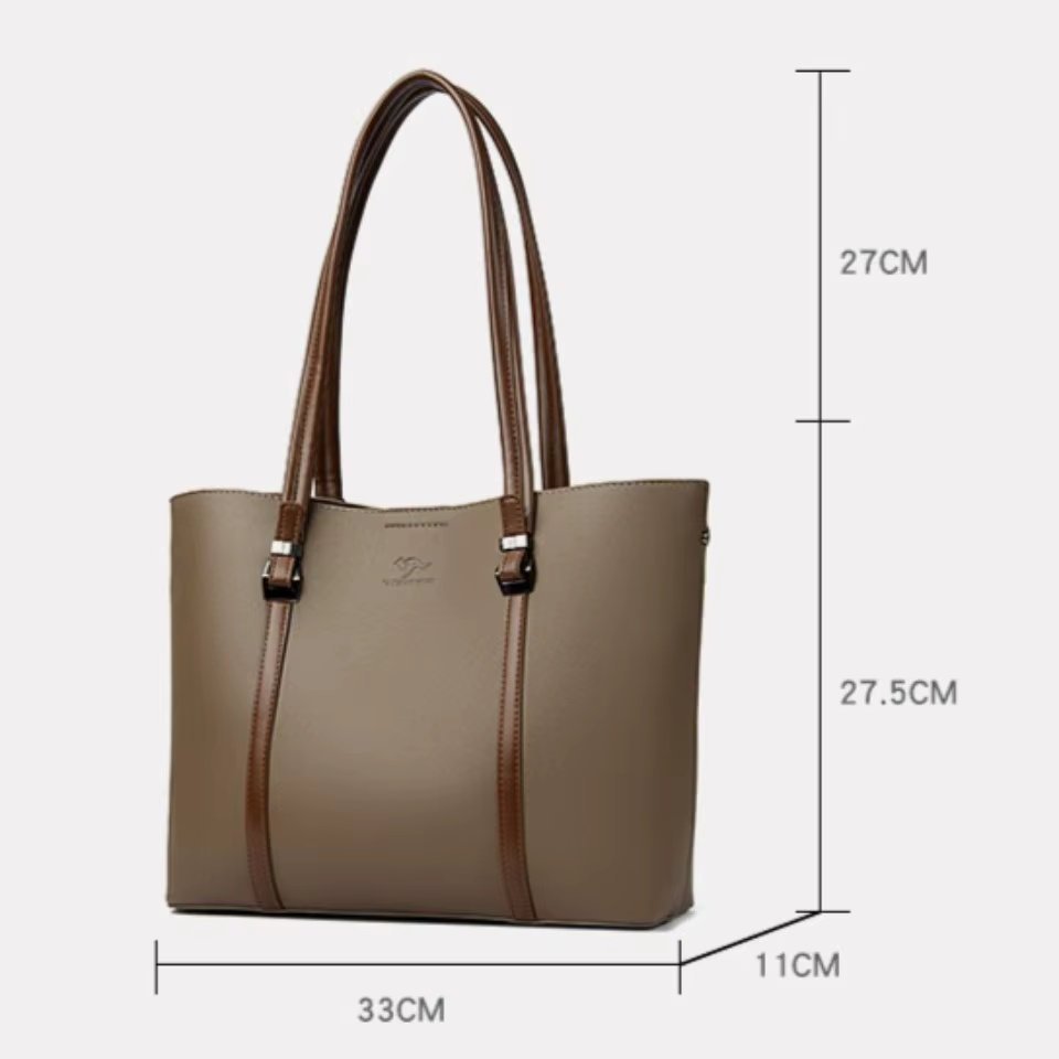 Sac de shopping grande capacité pour les trajets quotidiens, sacs à main de luxe, sacs à bandoulière en cuir de haute qualité, sacs fourre-tout décontractés