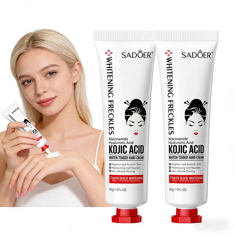 SADOER crème pour les mains à l'acide kojique hydratant nourrissant éclaircissant crèmes