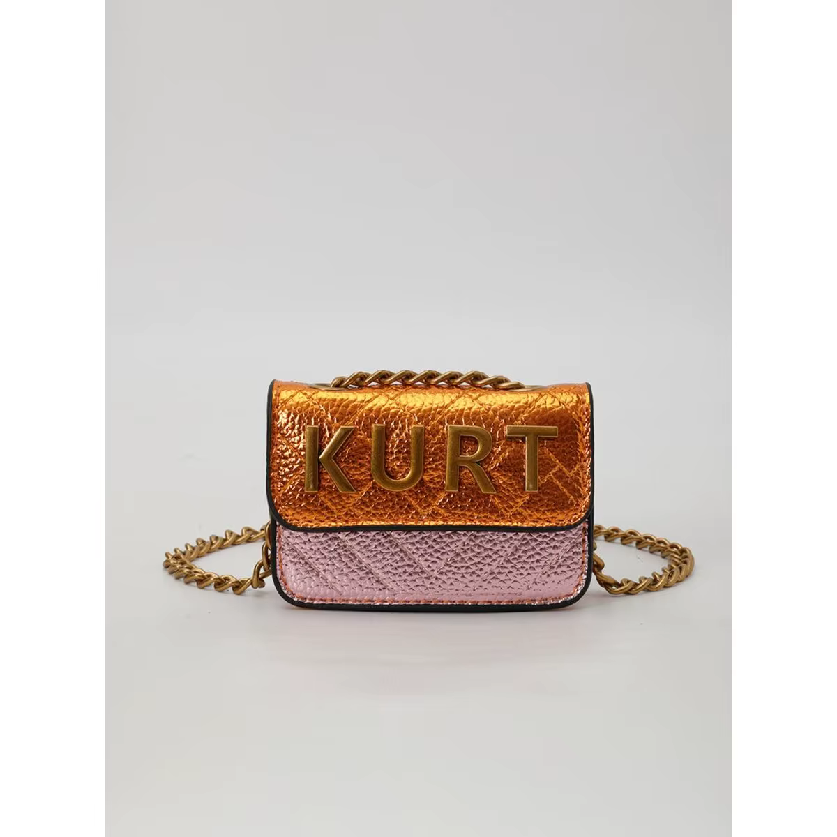 Mini sac bandoulière magnétique – Rabat à lettres, sangle chaîne, fermeture éclair. Multicolore, parfait pour les occasions décontractées, le bureau et l'usage quotidien
