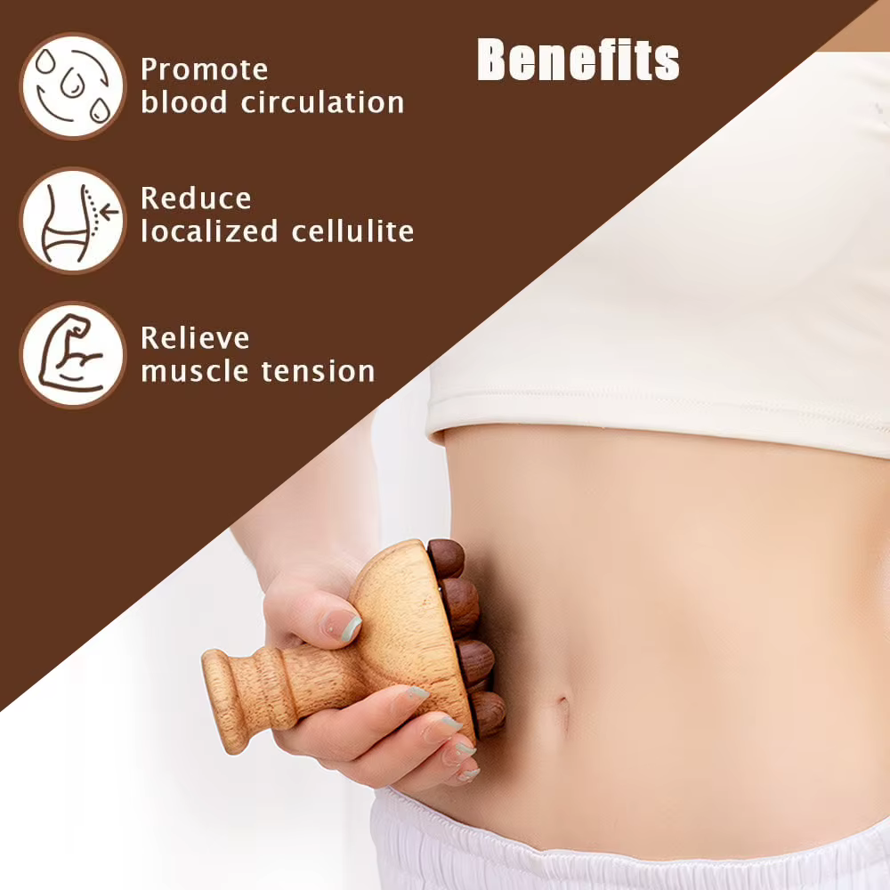 Outils de Massage thérapeutique au bois