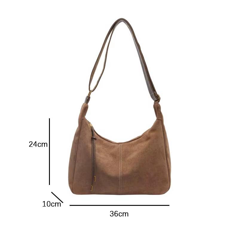 Nouveaux sacs à main pour femmes, tendance rétro, grande capacité, sac à bandoulière en cuir PU, sac à main polyvalent pour l'automne et l'hiver, sac à main pour les trajets quotidiens