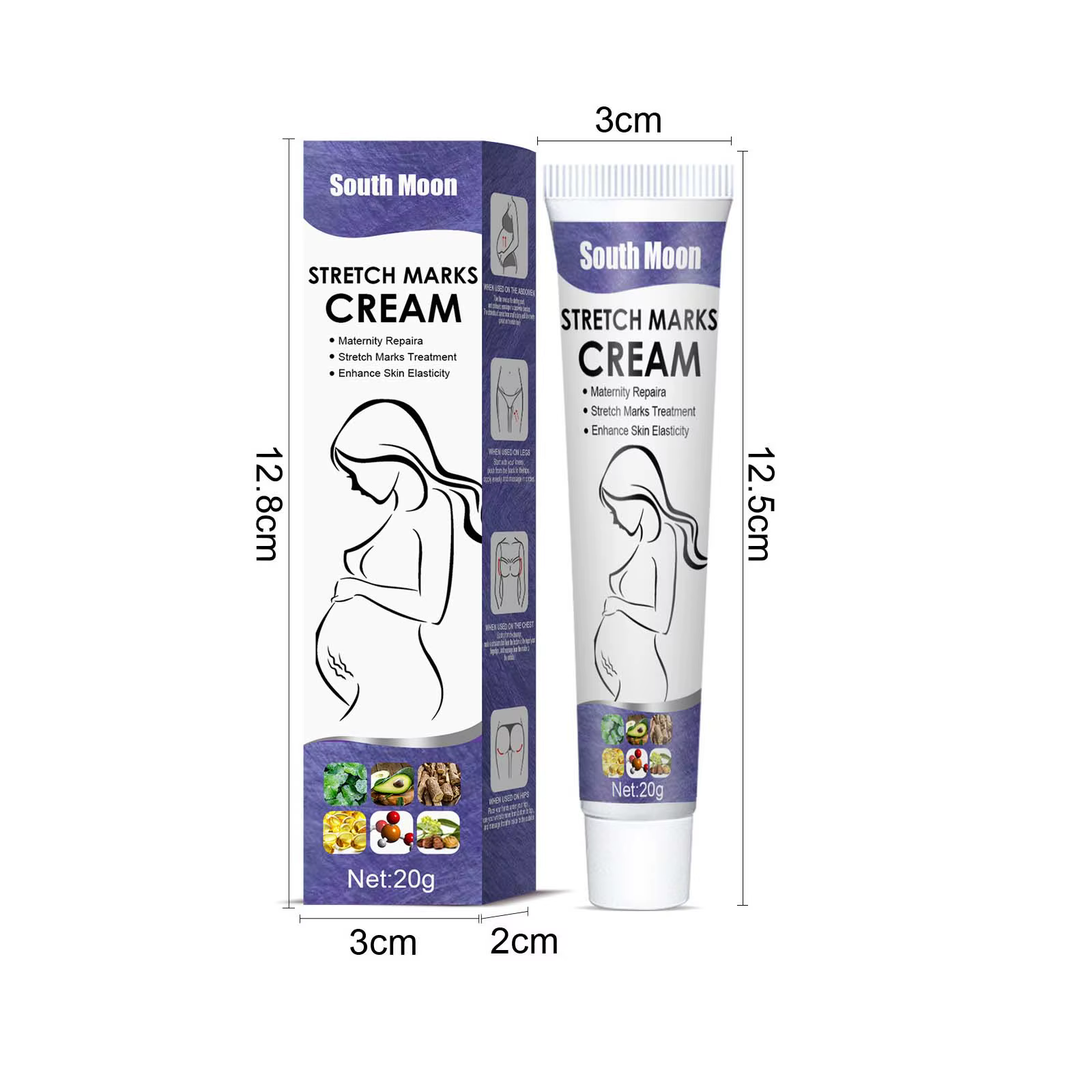 Crème anti-vergetures de grossesse