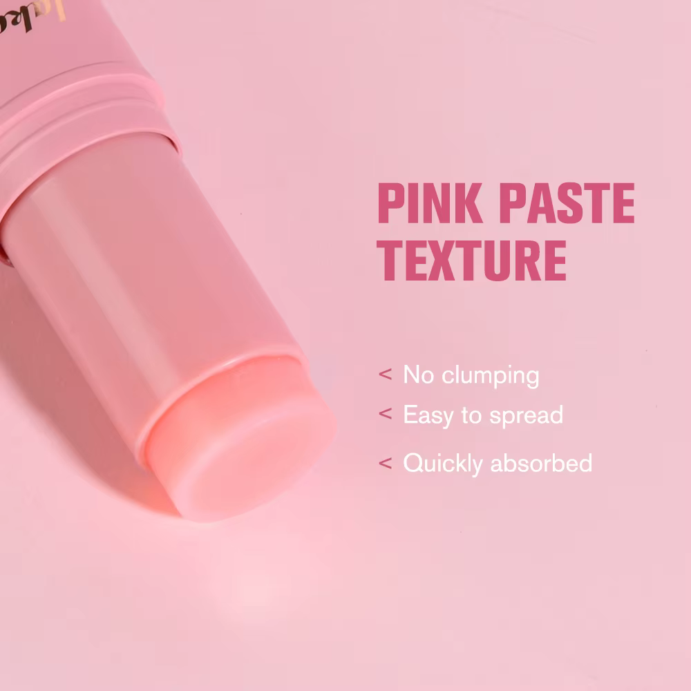 Bâton hydratant rose pour la peau du visage