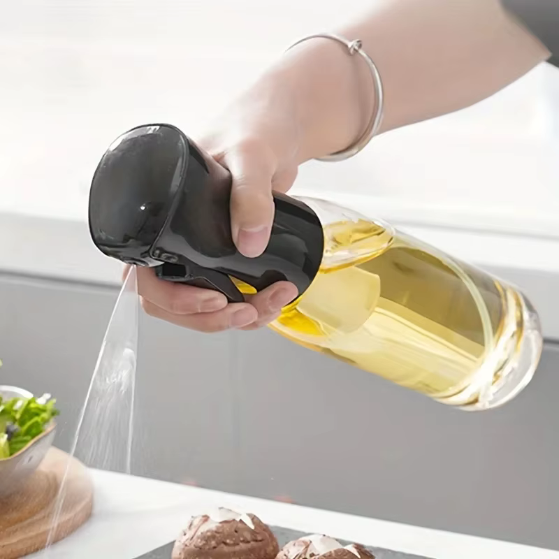 200/300/500ml bouteille de pulvérisation d'huile BBQ cuisson pulvérisateur d'huile d'olive cuisine cuisson huile Spray bouteille vide bouteille de vinaigre distributeur d'huile