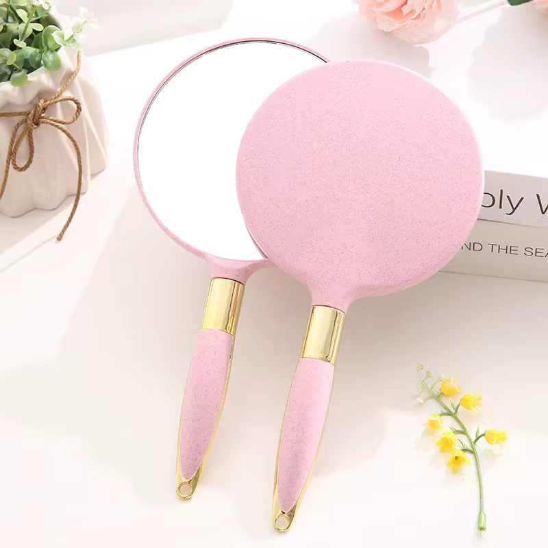Miroir de maquillage portable pour femme, miroir cosmétique rétro, miroir de salon SPA, cadeaux d'anniversaire pour femme, outils de maquillage portables