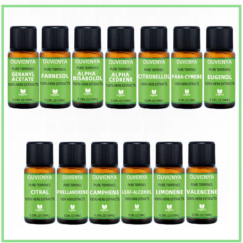 Huile essentielle de terpène pure biologique