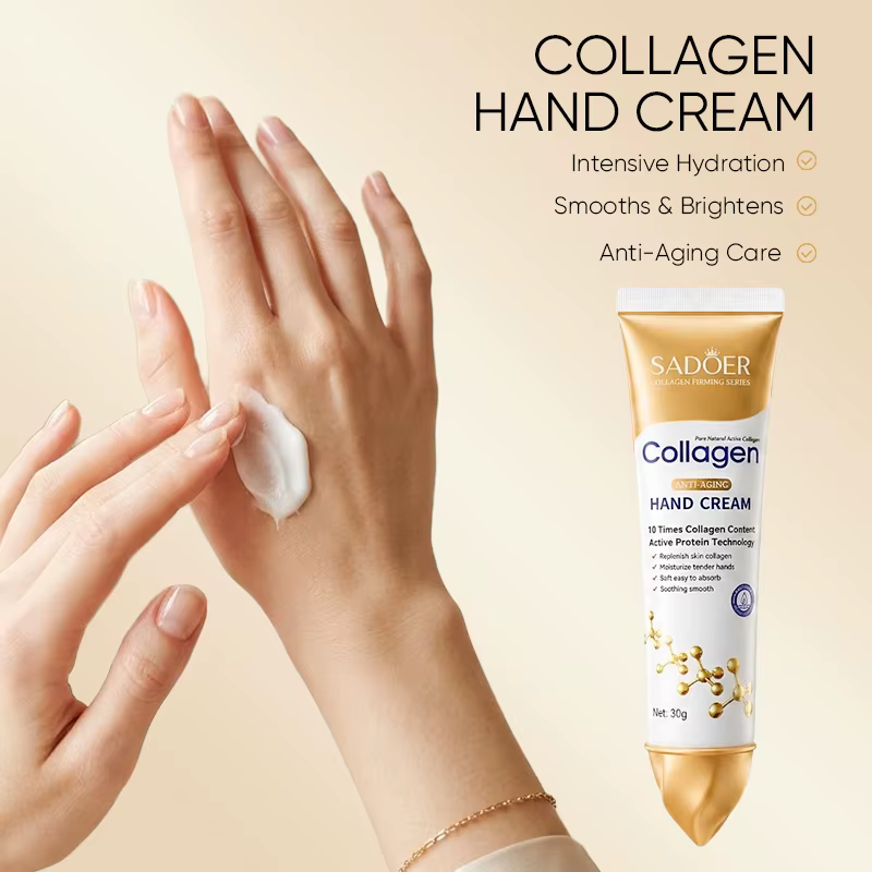 Crème pour les mains au collagène
