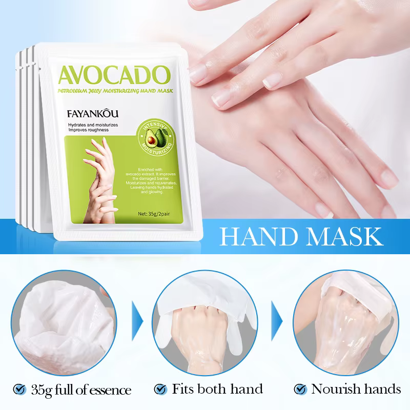Masque hydratant pour les mains