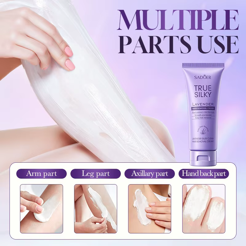 Crème d'épilation permanente