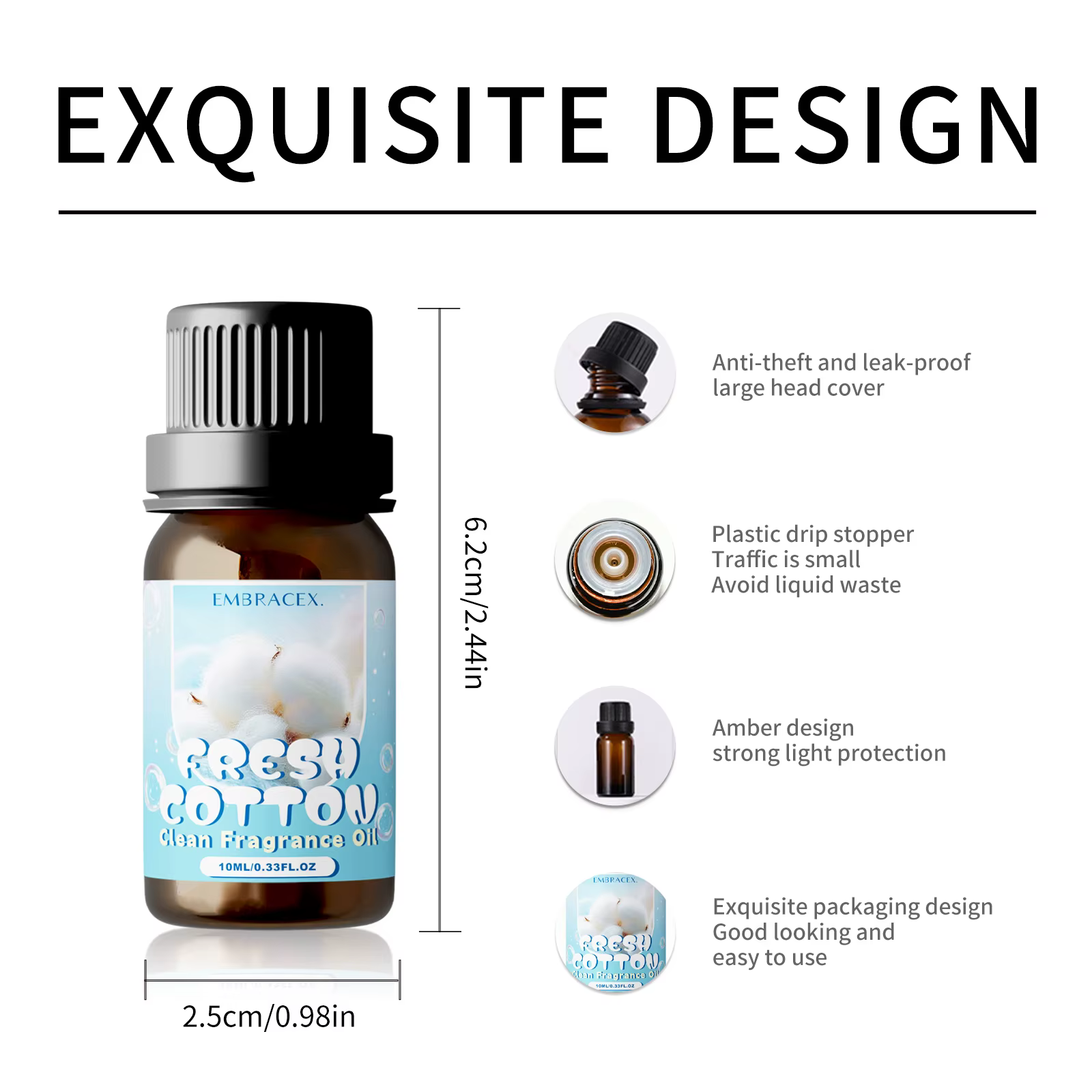 Huile essentielle de coton frais 10ml