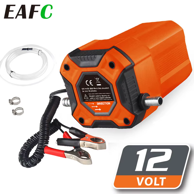 EADavid-Pompe d'aspiration d'huile de voiture électrique, 12V, 60W, livraison de carburant, huile moteur, pétrole brut, eau salée, pompe d'aspiration pour voiture, moto, bateau