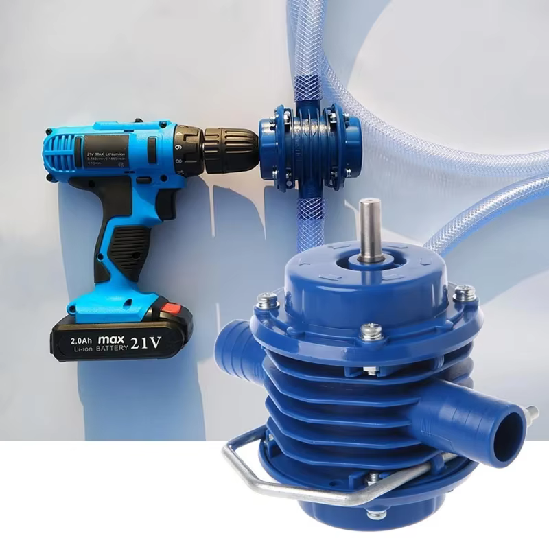 Perceuse à main auto-amorçante robuste, pompe centrifuge pour bateau, jardin domestique, pompe à eau haute pression