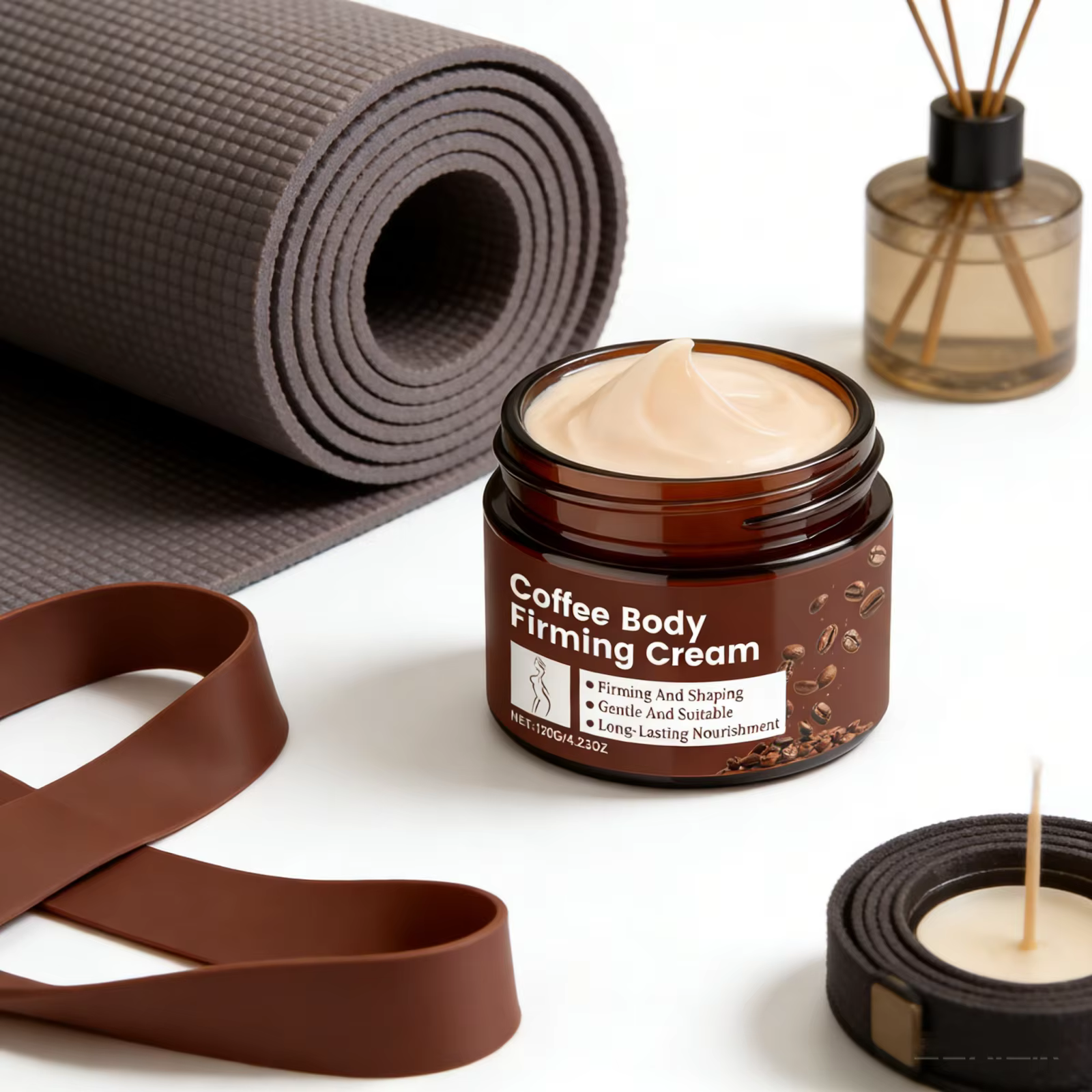Crème Raffermissante Corps Anti-Cellulite Effet Liftant Non Grasse Adoucissante Sculptante Soin