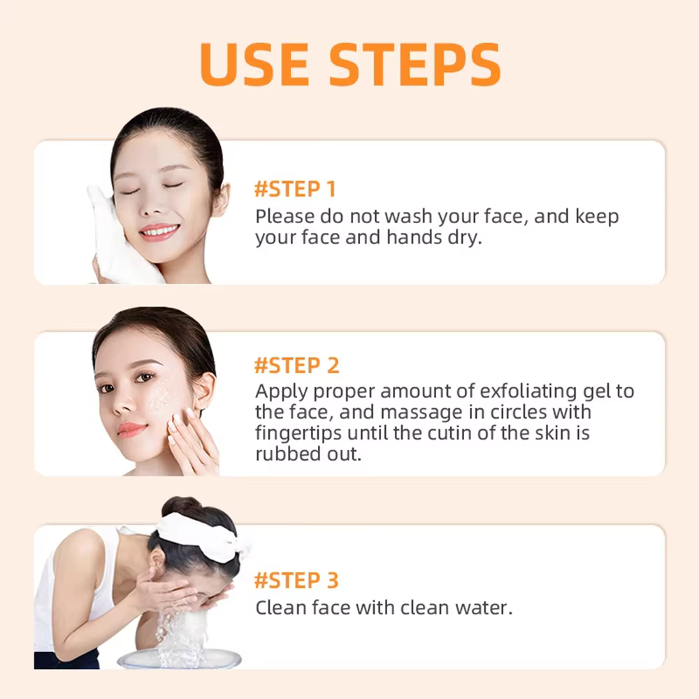 Gel exfoliant à l'orange