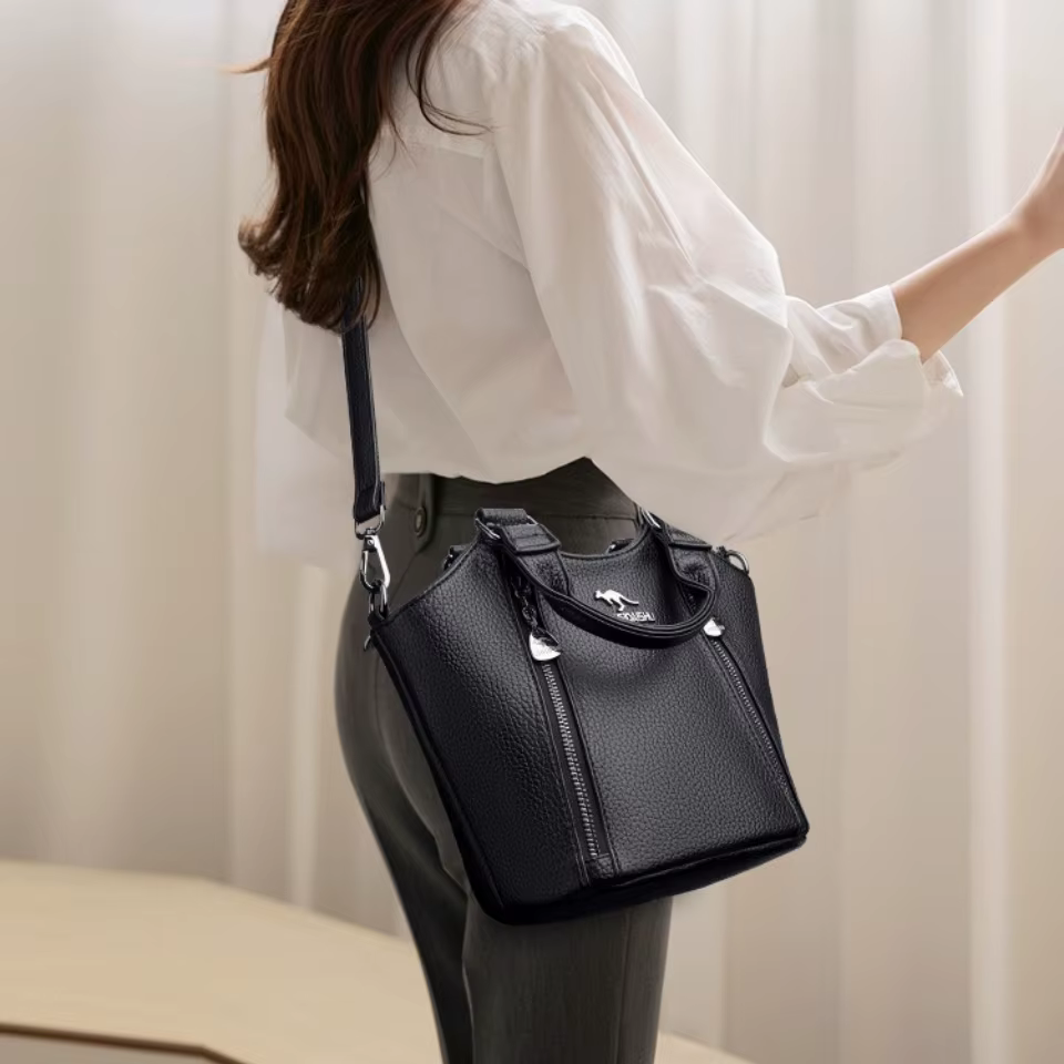 Sac seau de luxe en cuir souple de haute qualité pour femmes, sacs à main de créateur, sacs fourre-tout, sacs à bandoulière, pour le travail et le quotidien