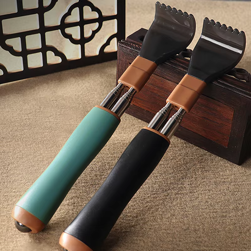 Gratte-dos télescopique Portable rétractable en acier inoxydable
