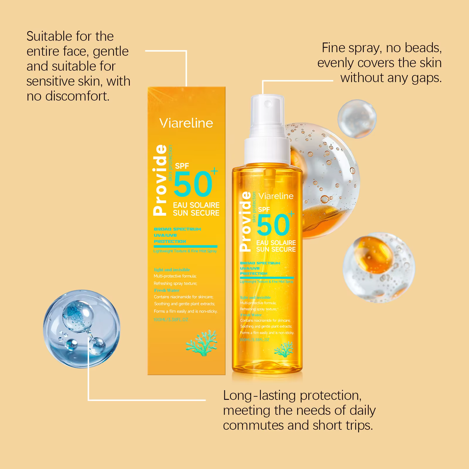 Spray solaire SPF50 100 ml
