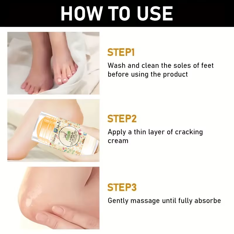 Les bâtons de crème pour les mains et les pieds peuvent être utilisés