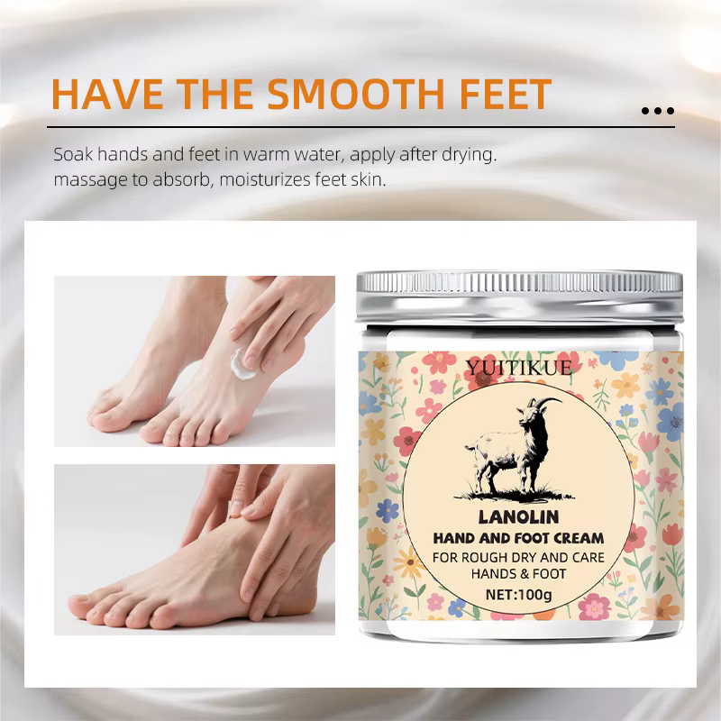 YUITIKUE Crème pour les mains et les pieds en lanoline