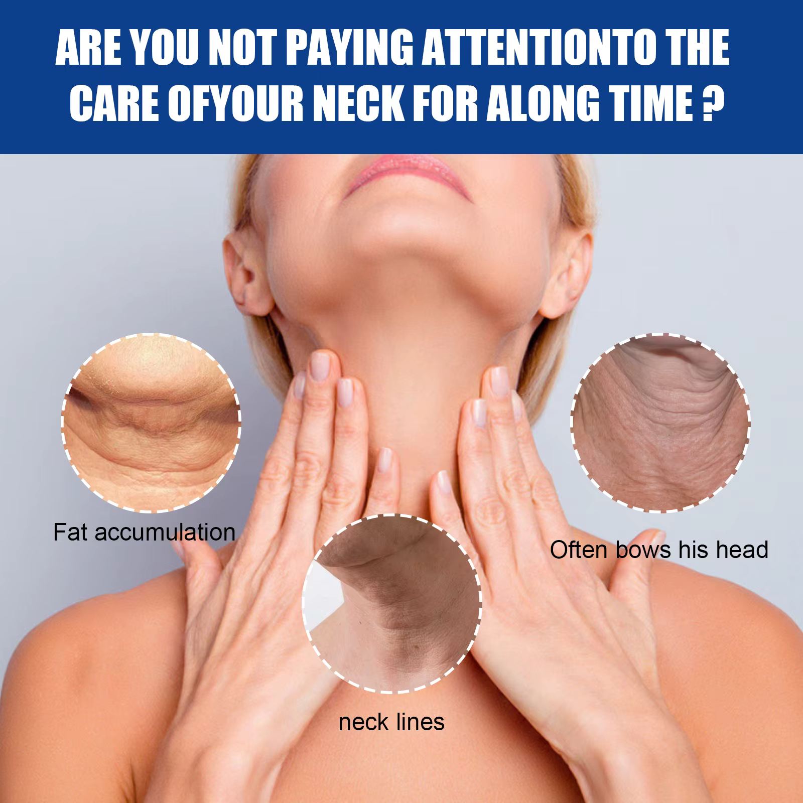 Crème au collagène pour le cou